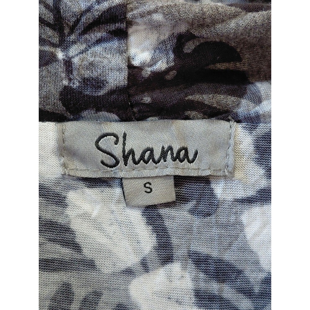 Shana Burnout Cowl Neck Sleeveless Dress Women's Small Pockets Geometric Artsy - Picture 5 of 9